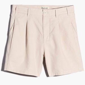 Madewell Pleated Cotton Linen Shorts (33)